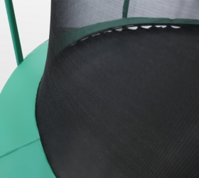 Батут Arland премиум 12 футов с внутренней сеткой и лестницей, темно-зеленый, 366 см