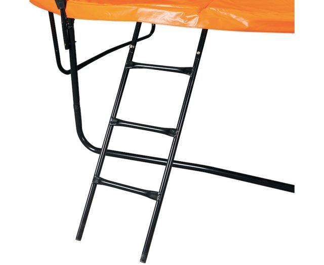 Батут DFC KENGOO II 6 футов с внутренней сеткой и лестницей, оранжево-черный, 183 см