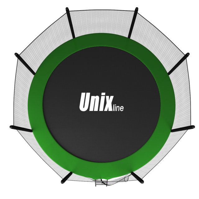 Батут Unix line Classic 6 футов с внешней сеткой, 183 см
