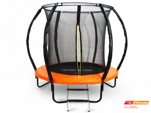 Батут StartLine Fitness Global 6 футов с лестницей, 183 см
