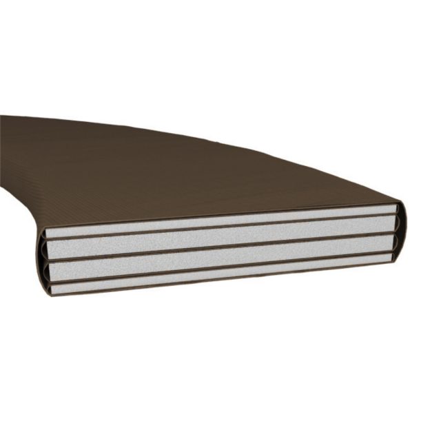 Батут Unix line Black&Brown 12 футов с внутренней сеткой, коричневый, 366 см